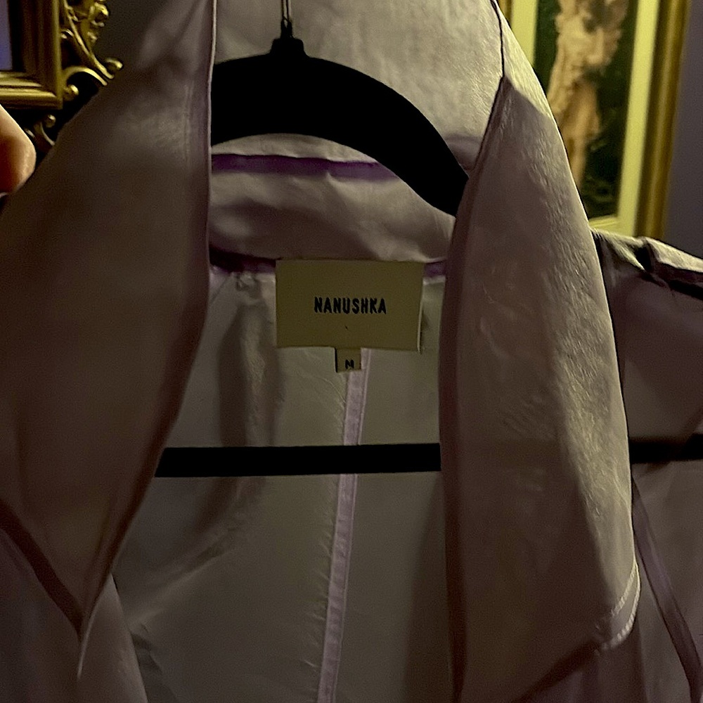 INSANE Nanushka sheer trench perfect for spring/summer. Excellent condition. - Picture 3 of 3